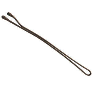 CHEVALIER Haarklemmen 7cm braun 100Stk